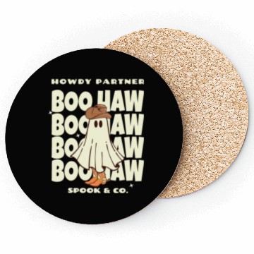 Discover Howdy Partner Boo Haw Spook & Co. Coasters