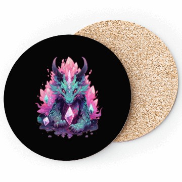 Discover Kawaii Crystal Dragon Coasters