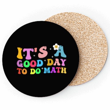 Discover It s A Good Day To Do Math Teachers Science Back Coasters