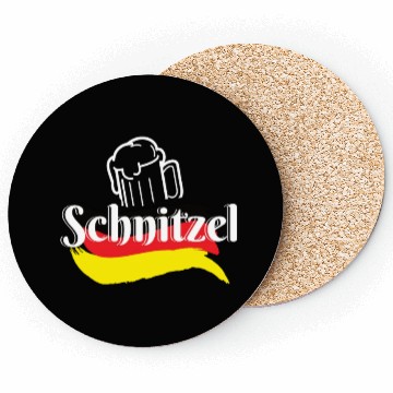 Discover Schnitzel Germany Food Coasters