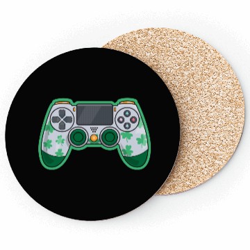 Discover Saint Patricks Day Irish Gamer Coasters