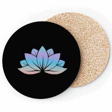 Discover Lotus, Yoga Meditation Coasters