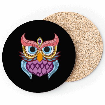 Discover Cute Mandela owl Coasters
