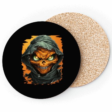 Discover Halloween Spooky Cartoon Mummy Coasters