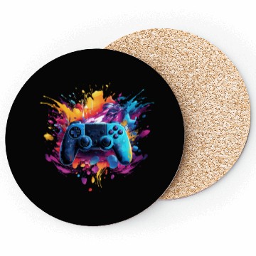 Discover Game Controller For Gamer Gaming Coasters