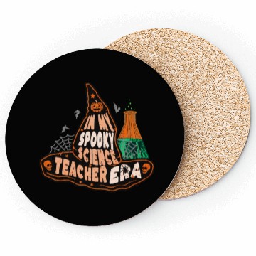 Discover In My Spooky Science Teacher Era Witch Coasters