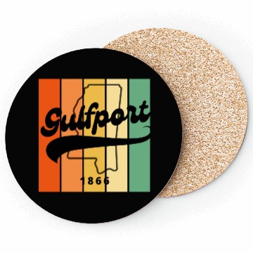Discover Gulfport Mississippi 1866 Coasters