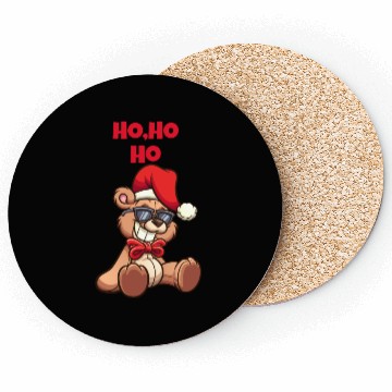 Discover Christmas Teddy Bear Coasters