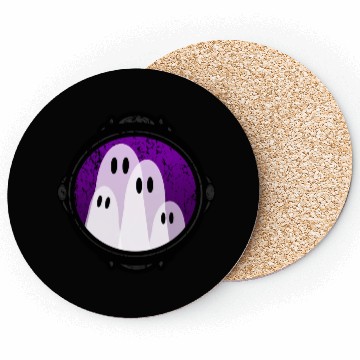 Discover Halloween Ghost Family design Coasters