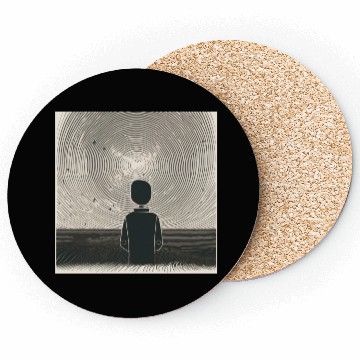 Discover Silence's Essence: Abstract Serenity Coasters