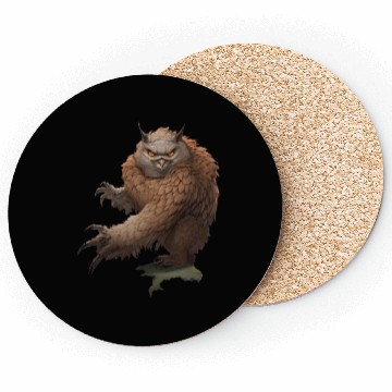 Discover Grizzly Owl - Fantasy Creature Coasters