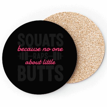 Discover Funny Squat Work Out Gym Weight Training Leg Day Coasters