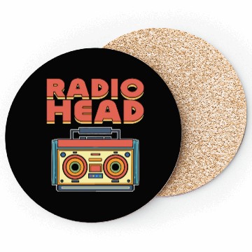 Discover Radio Head Radio Operator Coasters