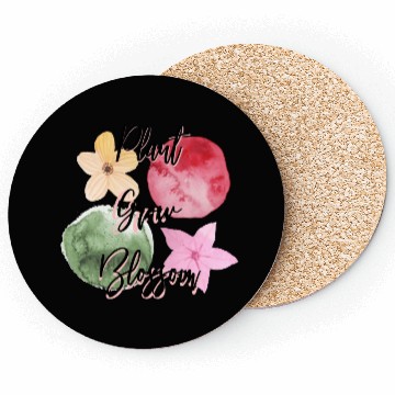 Discover Plant, Grow, Blossom Gardening design Coasters