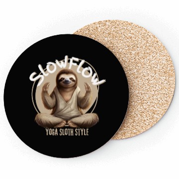 Discover Slow Flow: Yoga, Sloth Style Coasters