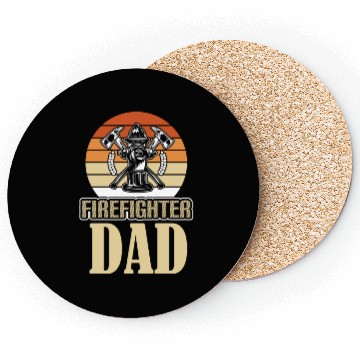 Discover FIREFIGHTER DAD Coasters