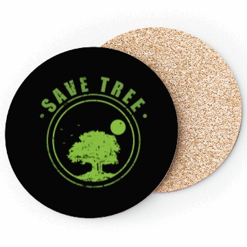 Discover Save Tree Nature Forests Leaves Environment Coasters