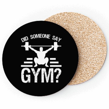 Discover Fitness Gym Strongman Bodybuilder Coasters