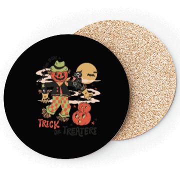 Discover "Trick or Treat Delight" Halloween Coasters