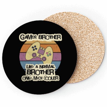 Discover Gamer Brother Coasters Gift for Brother Coasters Coasters