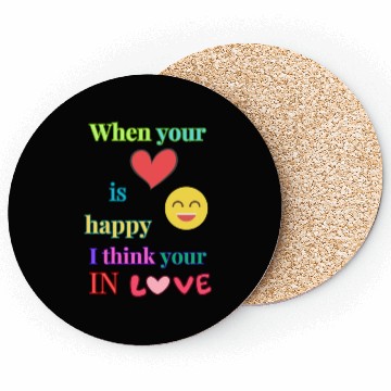 Discover Heart is Happy Coasters