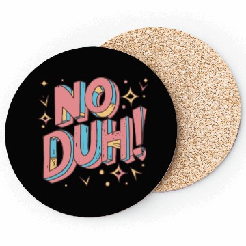 Discover No Duh 80s Eighties Coasters