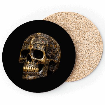 Discover Golden Skull Coasters