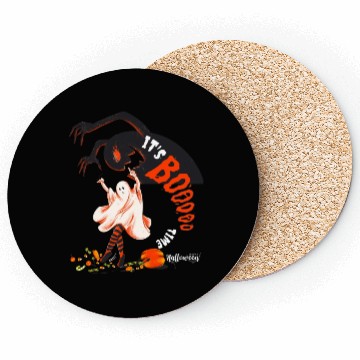 Discover Halloween Ghost girl spook fall boo Coasters