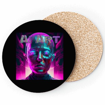 Discover Ai Art Logo Coasters
