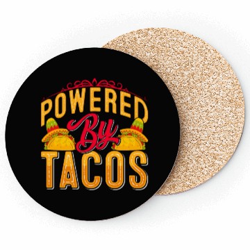 Discover Powered By Tacos Coasters