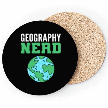 Discover Geography Nerd Archivist Gift Coasters