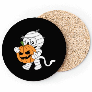 Discover Boo with pumpkin Coasters - Funny Halloween