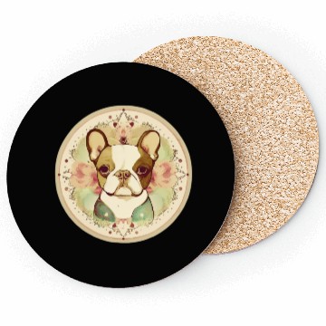 Discover Boston Terrier Coasters