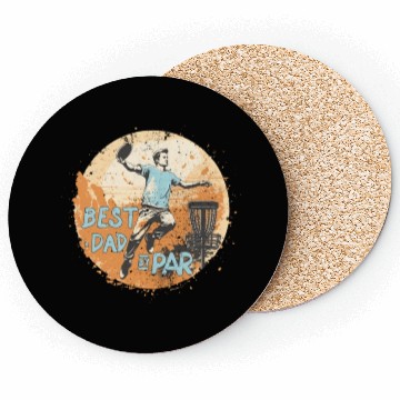 Discover Disc-Golf-Player Disc-Golfing Game Father's Day Coasters