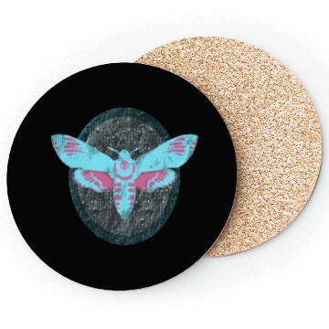 Discover Framed Death's Head Hawk Moth Coasters