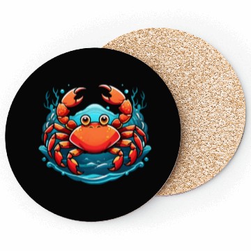 Discover funny crab Coasters