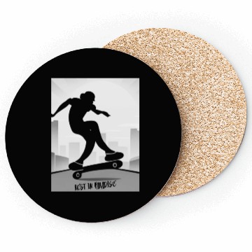 Discover Skateboarder - Rest In Paradise Coasters