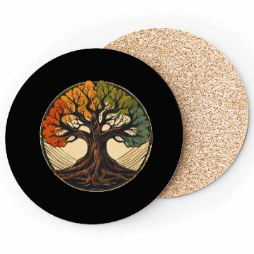 Discover Tree / Wood / Forst / Tree of Life / Leaves Coasters