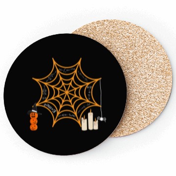 Discover halloween design for physics and science lovers Coasters
