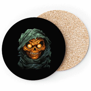 Discover Halloween Spooky Cartoon Mummy Coasters