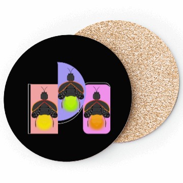 Discover Glowing Firefly Coasters