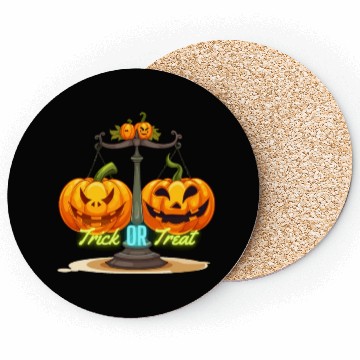 Discover Halloween - Trick or Treat Pumpkins Coasters