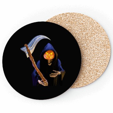 Discover The Grim Reaper for Halloween Coasters