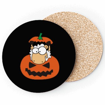 Discover Sheep in pumpkin | Halloween, trick or treat Coasters