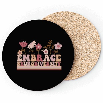 Discover Embrace Neurodiversity Coasters