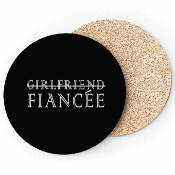 Discover Girlfriend Fiancee Couple Engagement Engaged Coasters