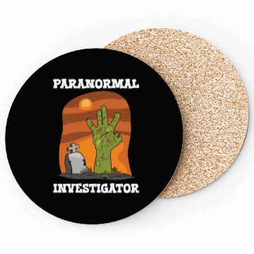 Discover Ghost Hunting Paranormal Investigator Coasters