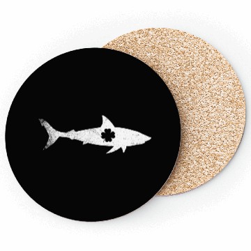 Discover Shark Shamrock St Patricks Day Shark Lover Coasters