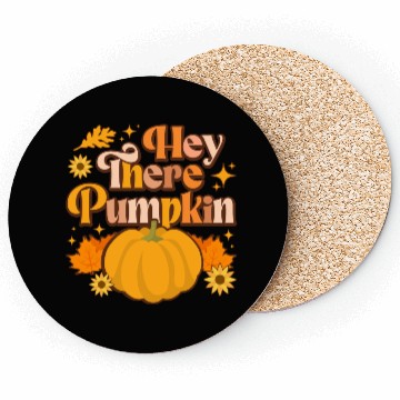 Discover Hey There Pumpkin Halloween Coasters