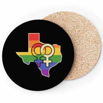 Discover Lesbian Love Texas Design for proud LGBT+ Texans Coasters